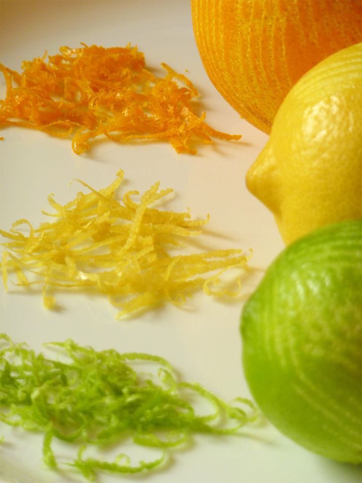 About De La Terre Lemon Lime Orange peel